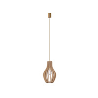 IKA 4171 Nowodvorski Dřevěné závěsné stropní svítidlo E27 z MDF Boho