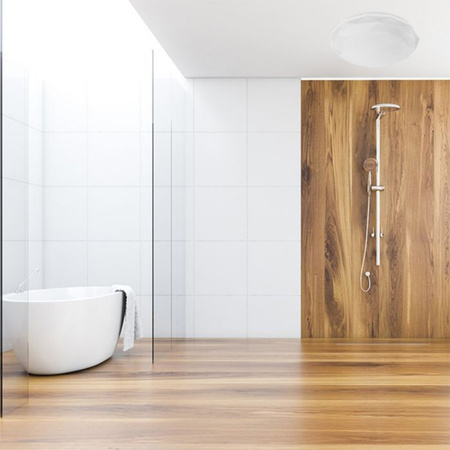 Přisazené LED stropní svítidlo MIAMI 24W 4000K IP44 bílé kulaté DIAMANTOVÉ