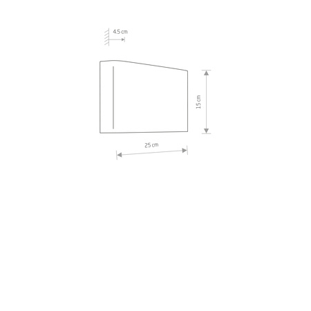HAGA 9710 Nowodvorski grafitové nástěnné svítidlo 2xG9 obdélníkové nástěnné svítidlo Ocel Moderní