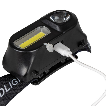 Dobíjecí čelovka XPE + COB VA0115 Vayox