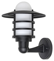Zahradní lampa LED nástěnná lampa DARRINGTON E27 IP44 pro Top Black RABALUX