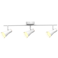 Pohyblivé a nastavitelné stropní a nástěnné svítidlo 12.6W LED BERG 3 bílá 3000K GOLDLUX (Polux)