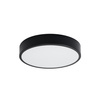 Stropní svítidlo Plafond ONYX 40 LED 23W 3000K 1890lm černé Minimalistické SOLLUX