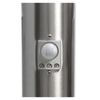 Venkovní zahradní lampa E27 SILVER POST 65cm s pohybovým a soumrakovým senzorem