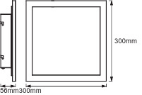 LED panel 20W RGB SMART+ WIFI PLANON PLUS 300X300 LEDVANCE