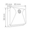 Podzemní LED lampa na baterie 0,8W 15lm 4500K neutrální 120° bílá Sanico Goldlux