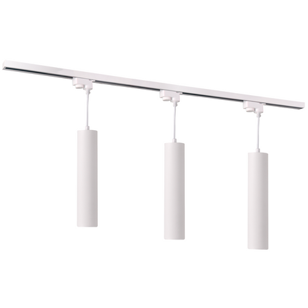 Sada přípojnic pro osvětlení 1m + 3x MARIBEL GU10 bílá + zlatá