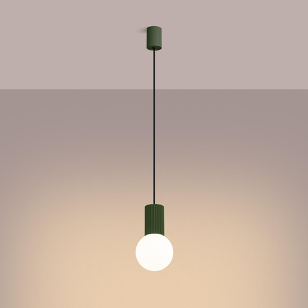 Závěsná lampa Závěsná lampa G9 Round Olive Modern Matte Halo Sollux