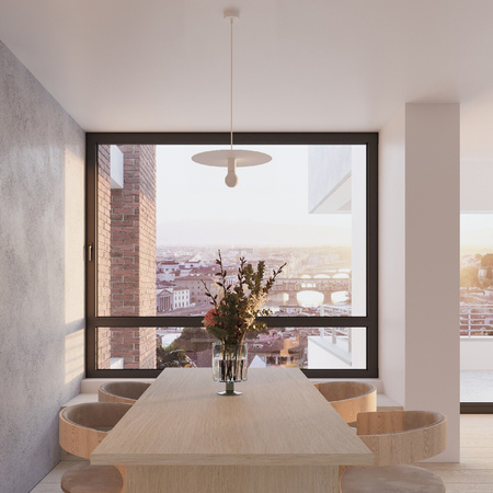 LED závěsné stropní svítidlo FLAVIO E27 Overhang White SOLLUX