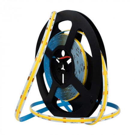 LED pásek COB 7W/m 840lm/m 320LED/m 24V 6000K studená bílá IP67 Roll 5m Ecolight