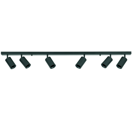 Pásové svítidlo Stropní a nástěnné LED svítidlo 6 x GU10 MARIBEL Black GOLDLUX (Polux)