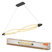 Dekorativní LED stropní závěsná lampa 22W 2400lm 3000K teplá stmívatelná převislá šedá dekorace Ledvance