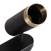 Nástěnné a stropní bodové svítidlo 4x GU10 Black Gold FADO Sanico Goldlux