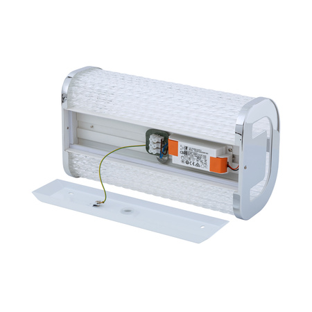 Nástěnné svítidlo LED 15W 1000lm 4000lm Neutrální chrom Vodotěsné Koupelna IP44 Moderní PALMAS LED 10729 Nowodvorski