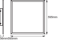 LED panel 36W CCT SMART+ WIFI PLANON PLUS 60X60 cm LEDVANCE