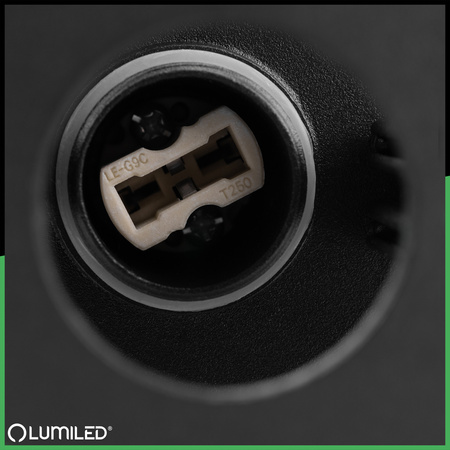 Zahradní nástěnná lampa LED G9 nastavitelná kulatá horní spodní černá PYXIS LUMILED