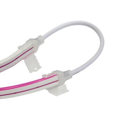 Oboustranný konektor pro NEON LED pásky s 2PIN 12MM kabelem