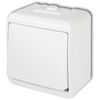 Hermetický spínač jednopólový přisazený Junior IP54 KARLIK White