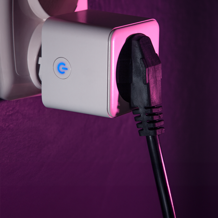 Inteligentní WiFi zásuvka, Měřič spotřeby Programovatelný časovač TUYA SMART NIVO LUMILED