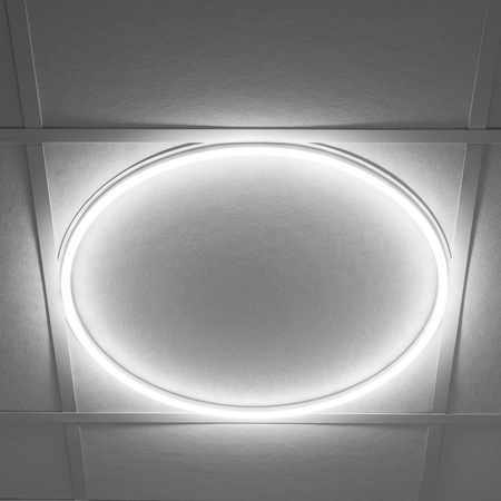 Plafond LED stropní svítidlo 40W 3500lm 4000K neutrální IP20 kulaté zapuštěné bílé AVAR KANLUX