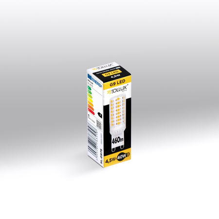 LED žárovka G9 Capsule 4W 460lm 4000K Neutral Sollux