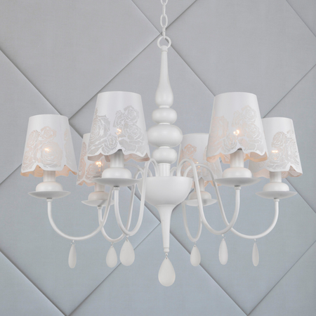 FABRIZIA Lustrové závěsné stropní svítidlo 6xE14 120cm - GOLDLUX (Polux)