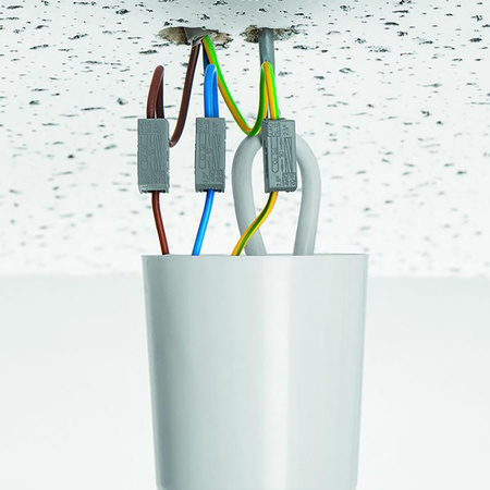 100x konektor osvětlení Rychlokonektor WAGO 224-112 pro KABEL 0.5-2.5 mm