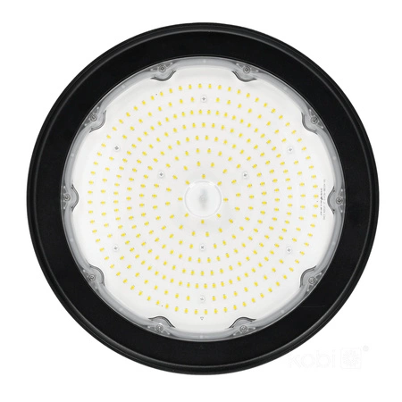 Průmyslové svítidlo LED High Bay 200W 28000lm 4000K Neutral Black IP66 IK10 Rio Pro Kobi