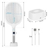 Insekticidní lampa Elektrická UV past Paleta 2v1 na mouchy komáry hmyz VAYOX