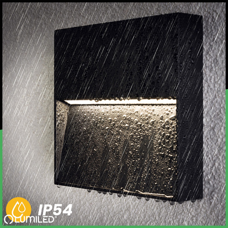 Zahradní nástěnná lampa 4W, IP54 PIVAR LUMILED