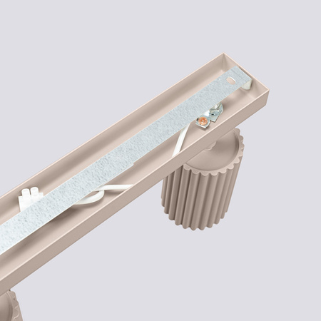 Reflektorové stropní svítidlo 3x GU10 Hliník Taupe Carbon Deep Space SL.1764 Sollux