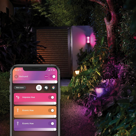 Venkovní nástěnná lampa Philips HUE Impress 17459/30/P7