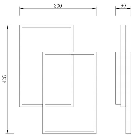Stropní svítidlo LED 45W CCT GALAXIS POLARIS Black + dálkové ovládání Controller