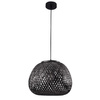 Stropní závěsné svítidlo E27 Black BAMBOO NATURAL Sanico Goldlux
