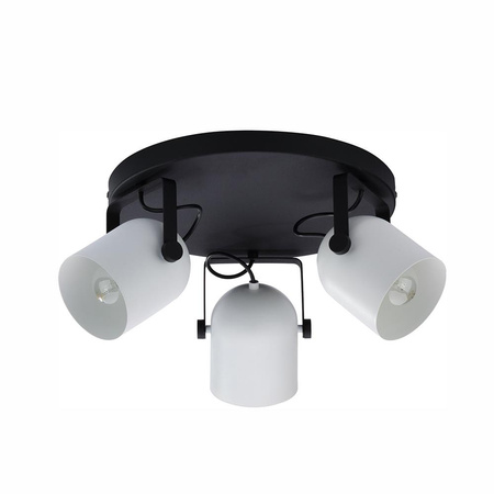 SPECTRA BLACK/WHITE Pohyblivé stropní svítidlo pro povrchovou montáž černá/bílá Moderní 3xE27 3491 TK Lighting