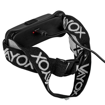 Dobíjecí čelovka 300lm COB LED 4 režimy VAYOX