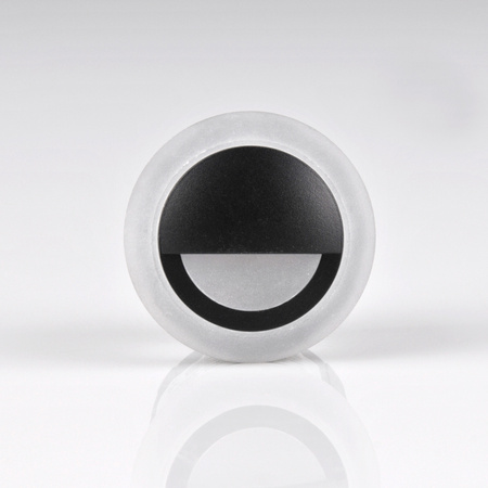 LED zahradní svítidlo pro zapuštěnou montáž na schodiště 3W 40lm IP44 4000K černá Q4 GOLDLUX (Polux)