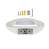 LED nástěnné svítidlo 10W 4000K IP65 oválné bílé VT-811 V-TAC