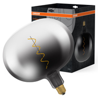 Dekorativní žárovka LED G220 Sphere E27 4,5W = 15W 150lm 1800K Warm 150° Smoked Vintage 1906 Osram