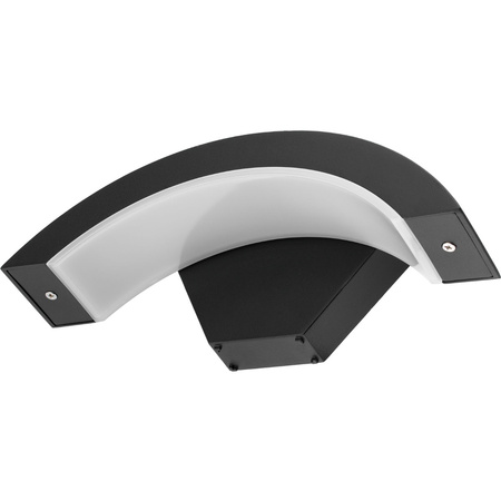 Zahradní lampa Elevační nástěnná lampa 12W 4000K ORION BLACK IP54