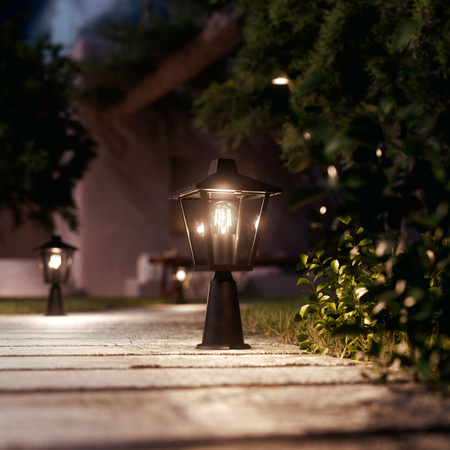 Zahradní lampa venkovní PIPE 38,5cm LATARNIA E27 IP44 Kinno Philips