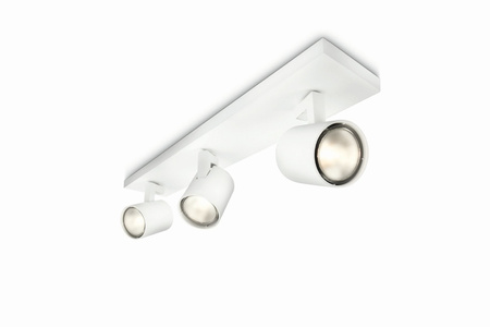 Stropní svítidlo LED RUNNER 3x GU10 Reflektor pohyblivé svítidlo Bílá PHILIPS