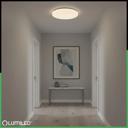 Plafond LED světlo pro povrchovou montáž SALUS2 48W IP44 CCT White Round 40cm + LUMILED PILOT