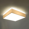 Svítidlo pro povrchovou montáž HORUS 3xE27 Plafond Square 45cm Modern White SOLLUX