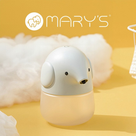 Bezdotykový dávkovač dětského mýdla bílý USB dobíjecí 1200mAh MARY'S SLONK