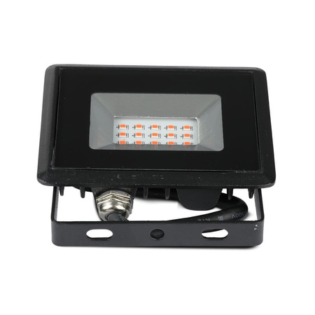Reflektor LED 10W 850lm IP65 Black Red Light SMD VT-4011-C V-TAC