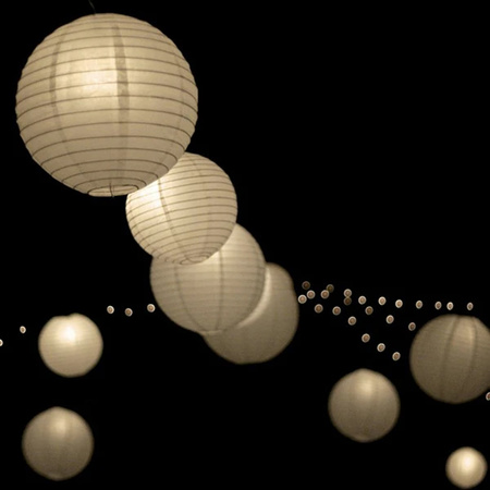 Solární LED venkovní lampa, Lampion Origami 20 cm FELISI LUMILED