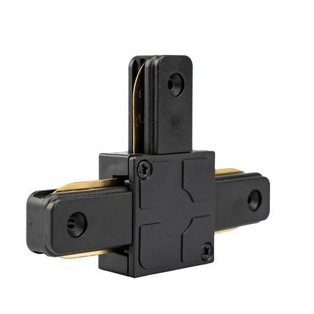 Trojitý T-kus černý konektor pro jednofázové přípojnice - přípojnice