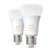 2PAK LED žárovka E27 A60 6W CCT PHILIPS HUE White & Ambiance Bluetooth Zigbee