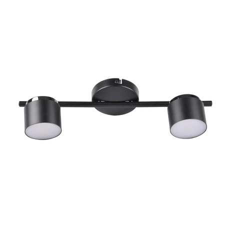 Stropní a nástěnné svítidlo s LED páskem 8.4W KUBIK 2 Black 3000K GOLDLUX (Polux)